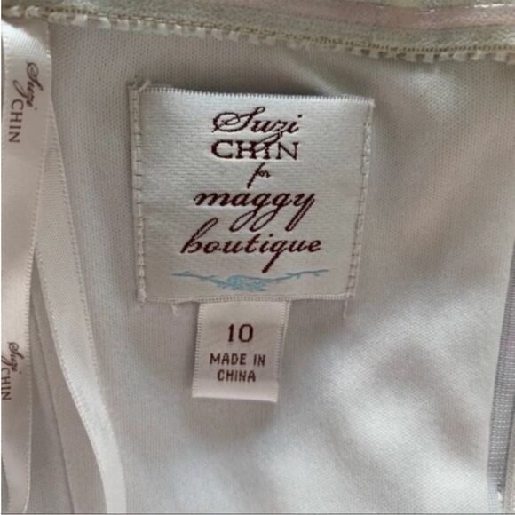 Suzi Chin for Maggie Boutique Floral Strapless Dress - Picture 5 of 7